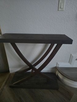 Console table 34 inches tall, 35.5 in length, 12 in wide