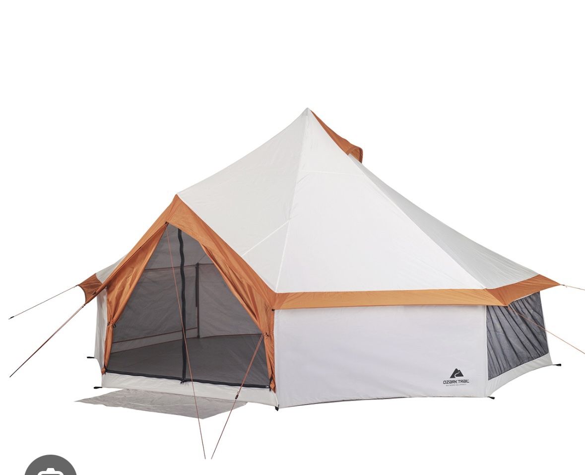 Yurt Tent 8-Person Family Large 13X13ft Camping Glamping Festival Ozark Trail