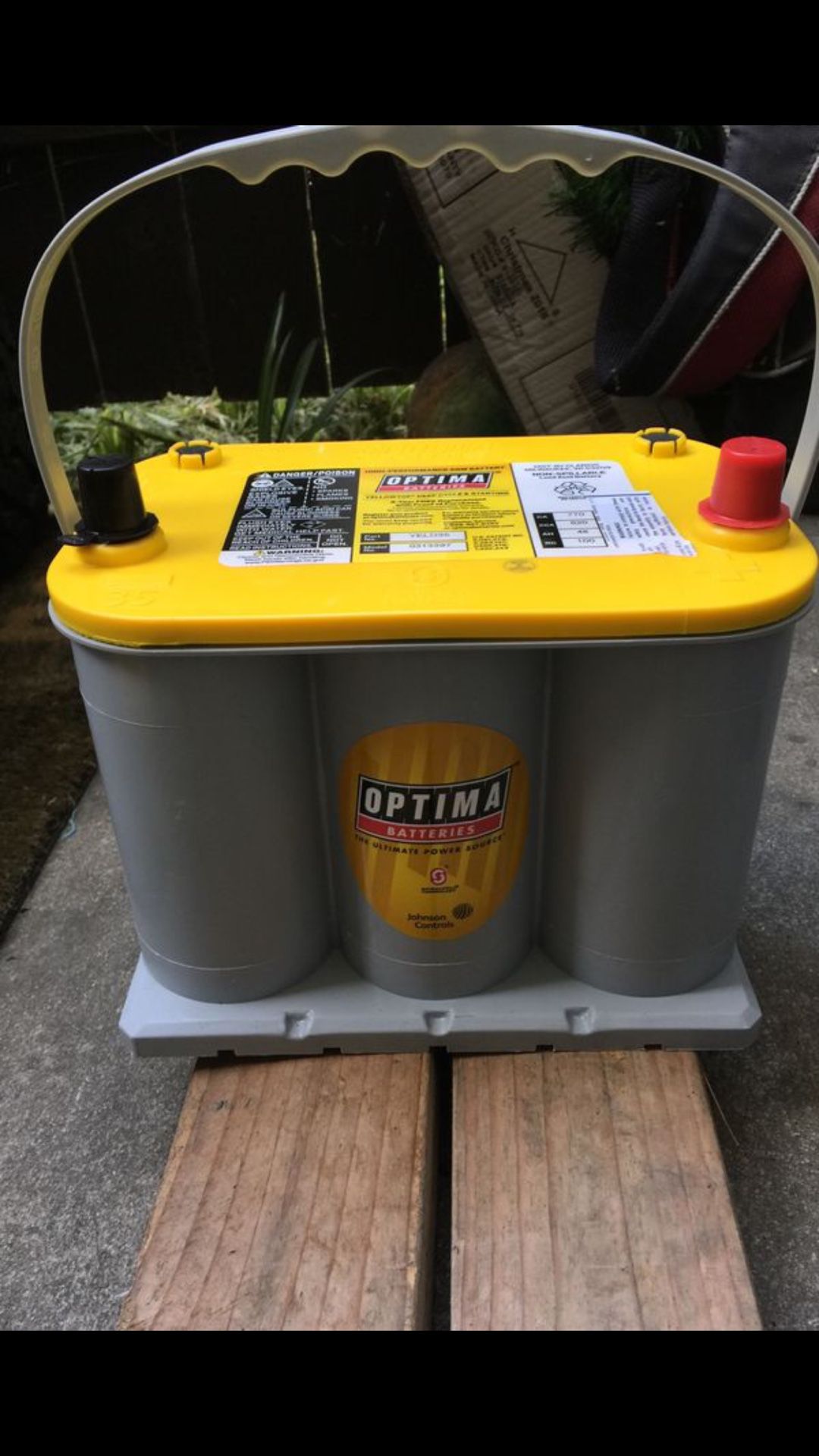 Optima Battery YellowTOP high-performance GEL” 100% brand new” date made/ 10/2019”
