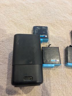 Go pro batteries and charger