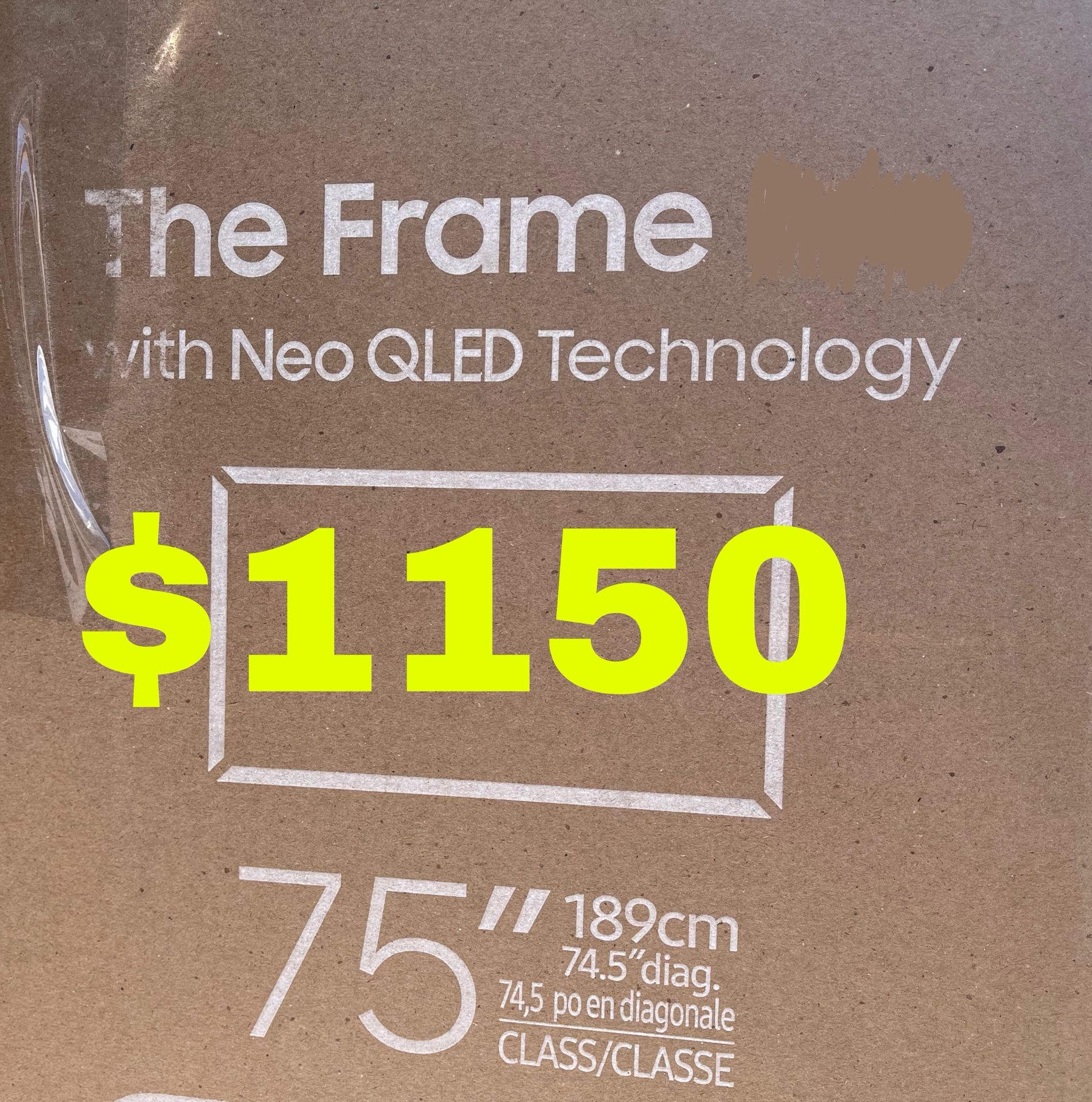 Samsung 75 The Frame Tv