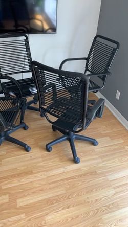 CB2 Studio III Black Bungee Office Chair (Multiple Available)