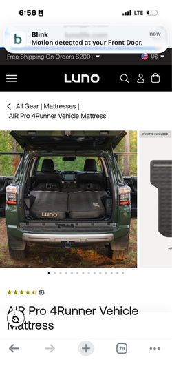 Luno Air Mattress for SUV/Car Camping – Full Size – Like New