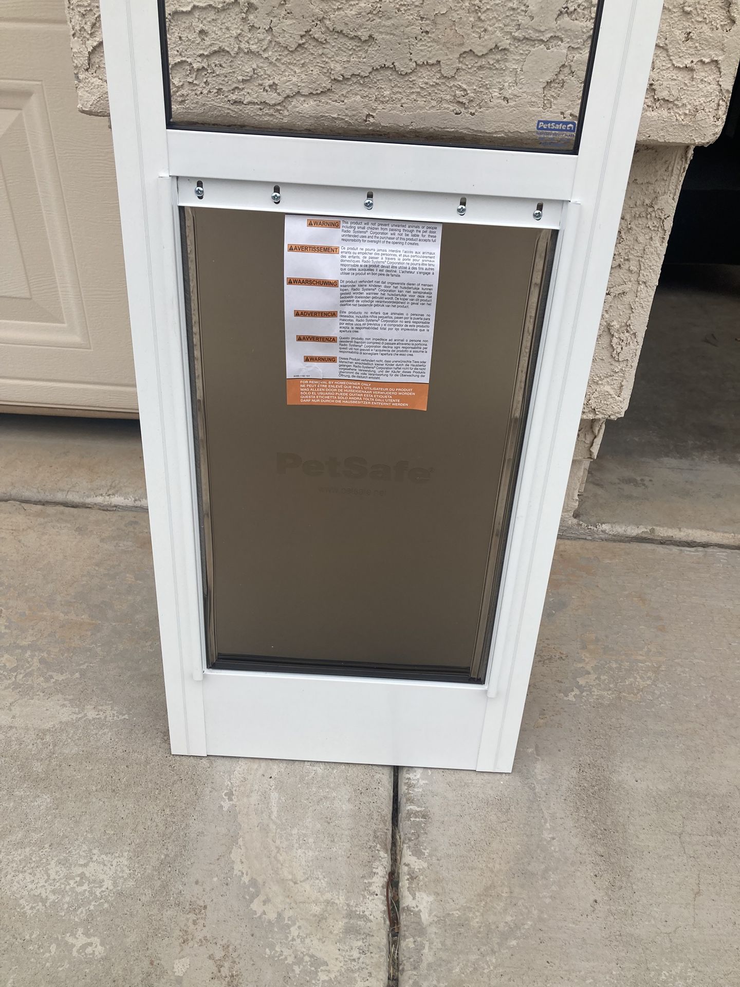 Dog Door New, Large And Fits Sliding Glass Doors 77-81”