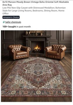 8x10 area rug NEW