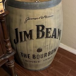 Custom Made Wood Barrel 