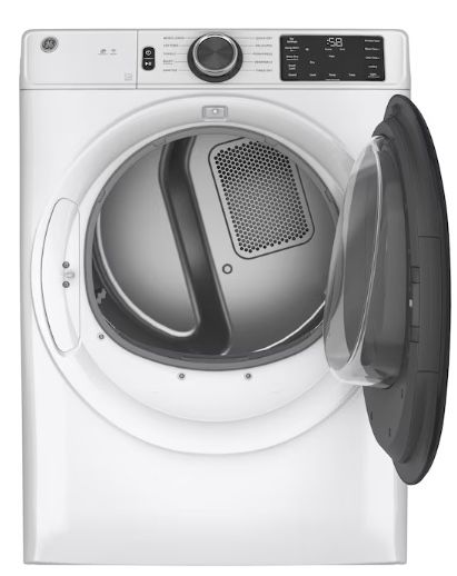 GE 7.8 cu Ft Stackable Vented Electric Dryer (White) ENERGY STAR