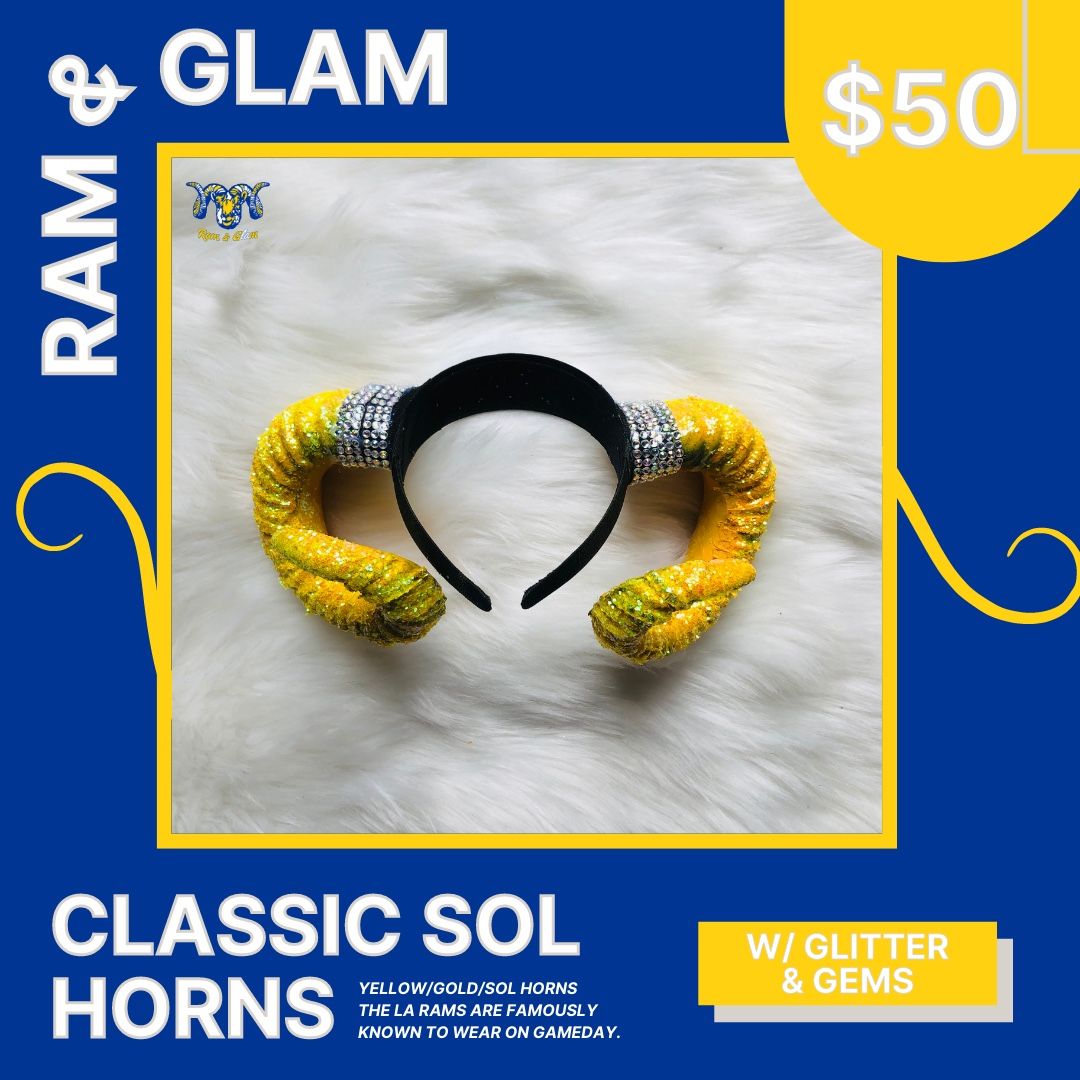 Classic Sol Horns - LA Rams!
