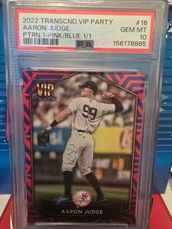 Aaron Judge 2022 Transcendent VIP Party 1/1 PSA 10