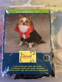 Dog Dracula costume
