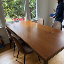 West Elm Dining Table and Chairs