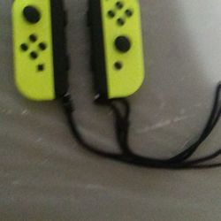Neon yellow joy cons for switch