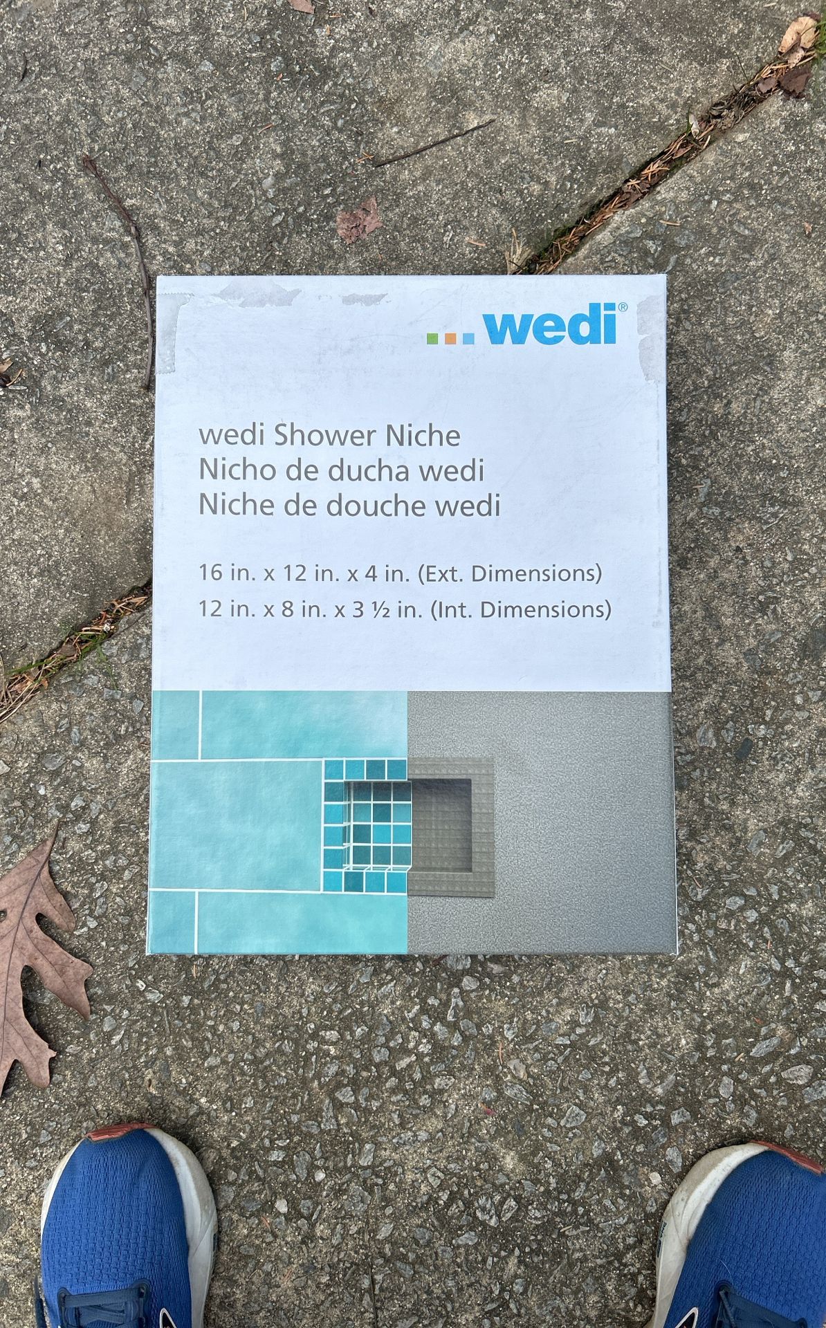 Wedi Shower Niche 16 X 12