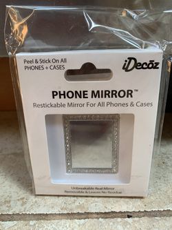 NEW Silver Bling Phone Mirror Selfies