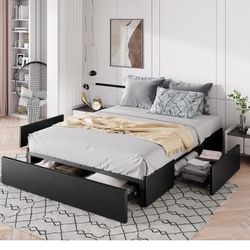 Bed Frame, Box Spring And Mattress 