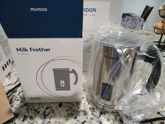 Miroco Milk Frother, Stainless Steel Milk Steamer