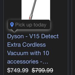 Dyson V15 Detect Cordless Vacuum 