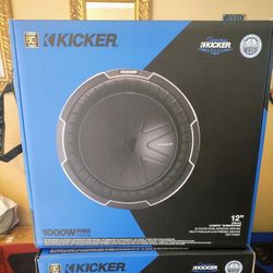 12" Kickers Comp Q . 1000 Watts Rms Each Sub. (2 Subs)