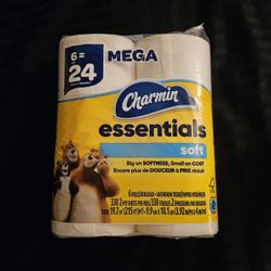 Charmin Essentials Soft 6=24 Roll Toilet Paper 