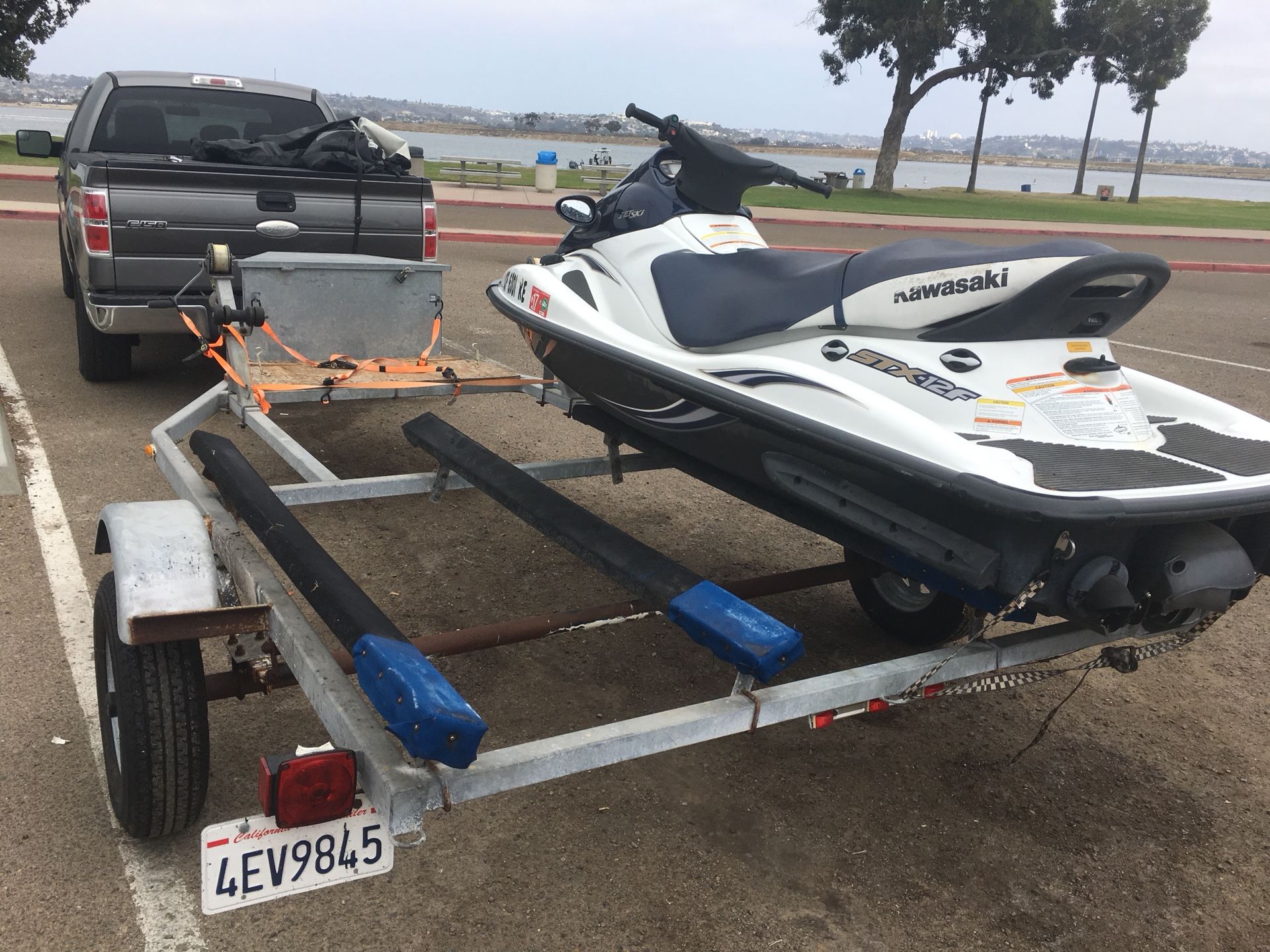 Double Jet Ski Trailer Storage Box Dandk Organizer