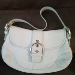 Good Condition Light Blue Coach Bag Very Pretty For Spring And Summer 😍