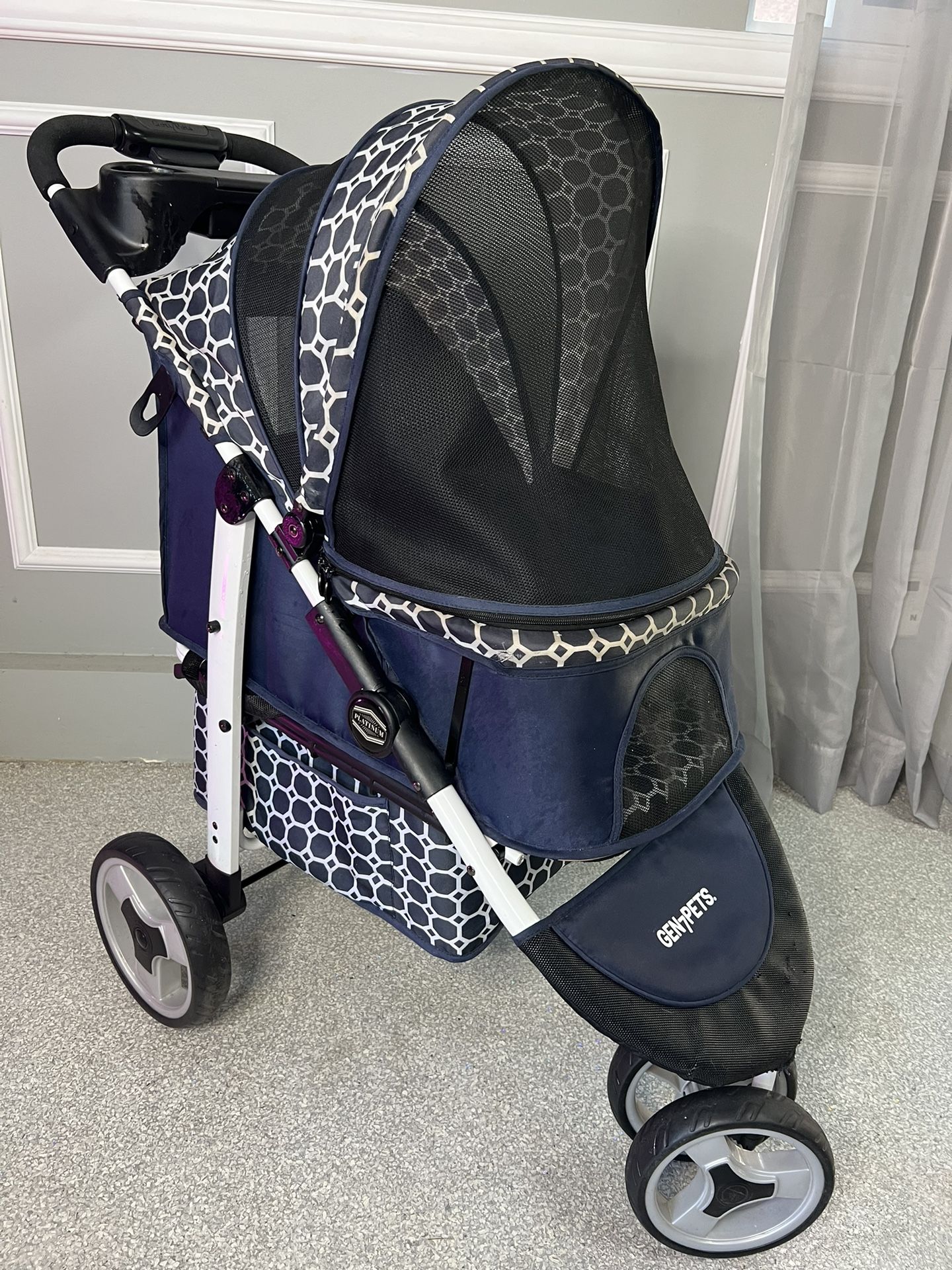 Gen 7 Monaco Pet Stroller Blue