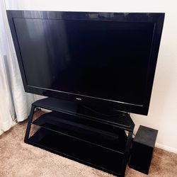 51inch Sanyo Tv And Glad Stand 