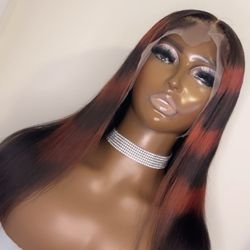 24 Inch 13x4 Frontal Ready To Wear Wig 100% Human Hair 
