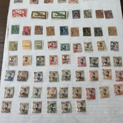 Indochina French Occupation Stamp Group Of 65