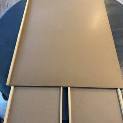 Wood Puzzle Board with Drawers