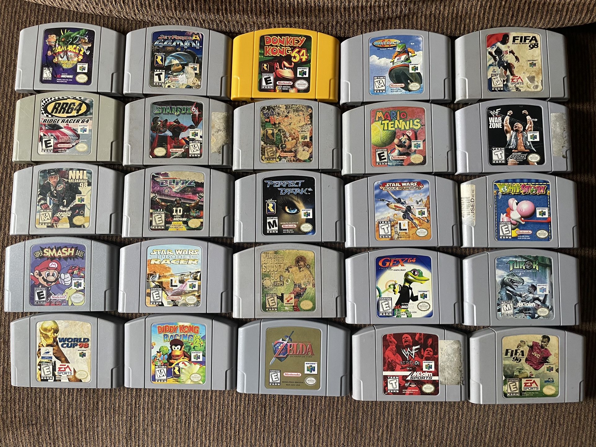 Nintendo 64 Huge Bundle Game Lot
