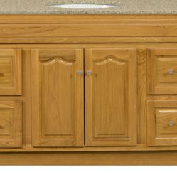 Appalachian Oak Vanity w/ Drawers 48” Wide