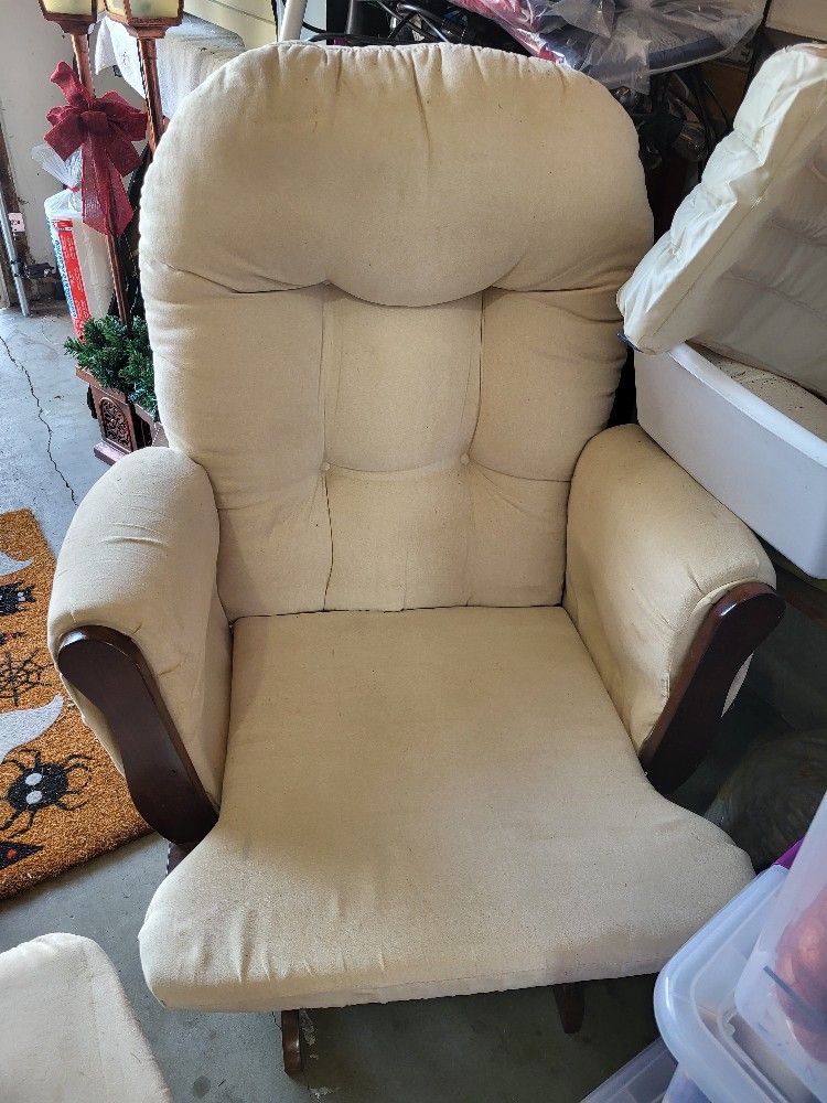 Rocking Chair And Ottoman