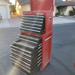 Craftsman Tool Box 58”H 26.5”W 18”D For Sale