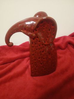 Large Pier 1 Ceramic Elephant Sculpture A-9 - Discontinued item