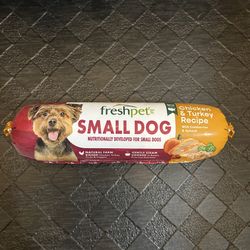  Freshpet Healthy & Natural Dog Food, Small Dog Fresh Chicken & Turkey Roll ( 1 lb )