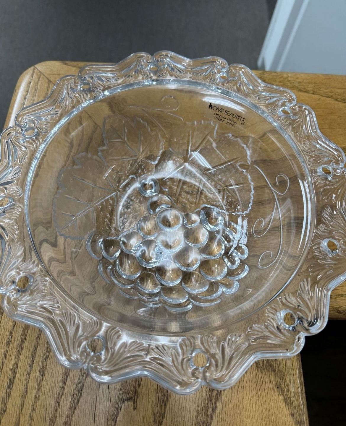 Crystal Serving Bowl- Never Used