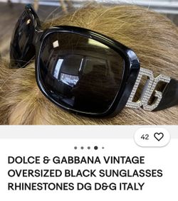 D&G Black Sunglasses