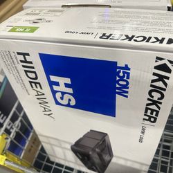 2 8” KICKER HIDEAWAY SUBWOOFERS BRAND NEW