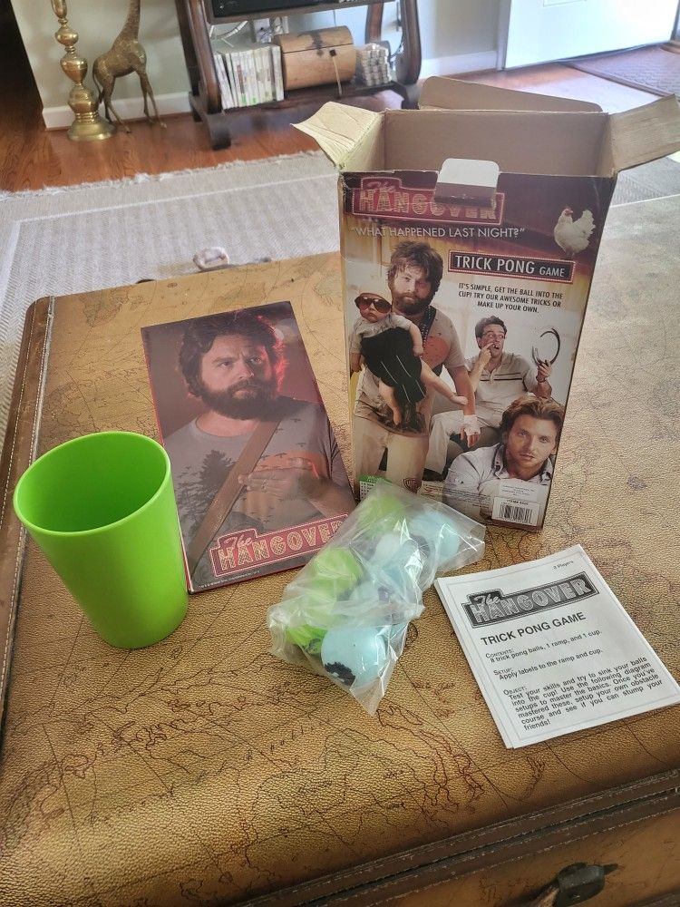 The Hangover Trick Pong Game
