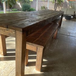 Rustic Tables and Benches