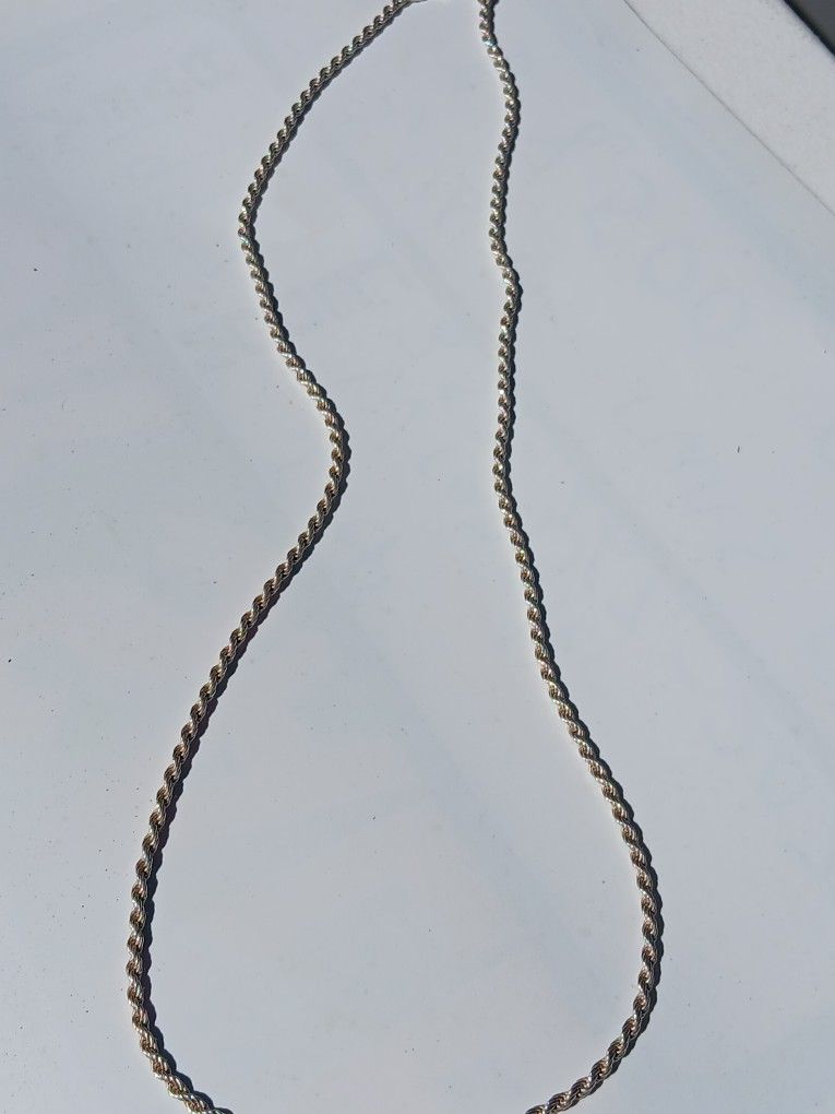 925 Sterling Rope Chain