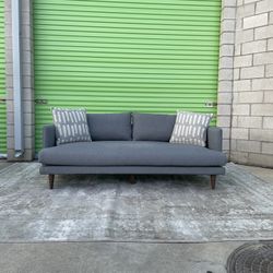 Gray Joybird Mid Century Modern MCM Couch Sofa 3 Seater