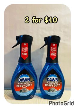 (2) Dawn Powerwash Heavy Duty 16 fl oz each