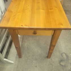 Solid Wood Side Table