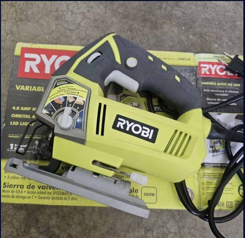 RYOBi Variable speed Jig saw (new)