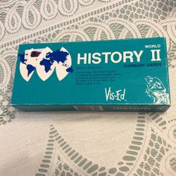 World History Summary Cards