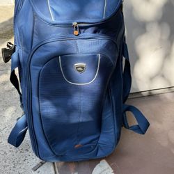 Collapsible / Expandable Luggage With Straps And Roller 34 Inch Drop Bottom 