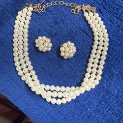 Vintage Necklace and Rings 1928