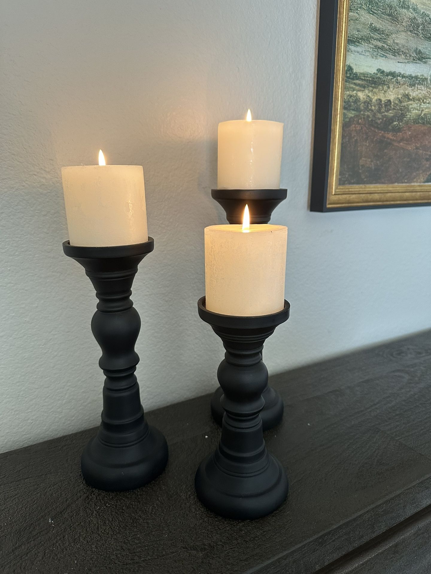 Set Of 3 Candle Holders 